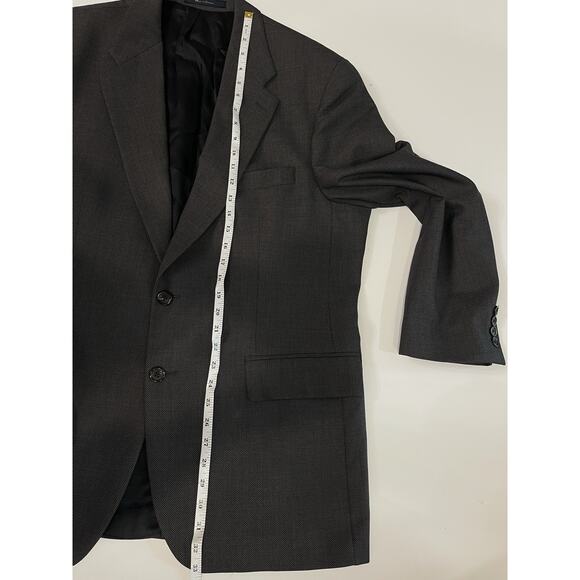 Chaps Ralph Lauren Men Blazer Gray Wool Suit Jacket Sport Coat 48 - Picture 9 of 10